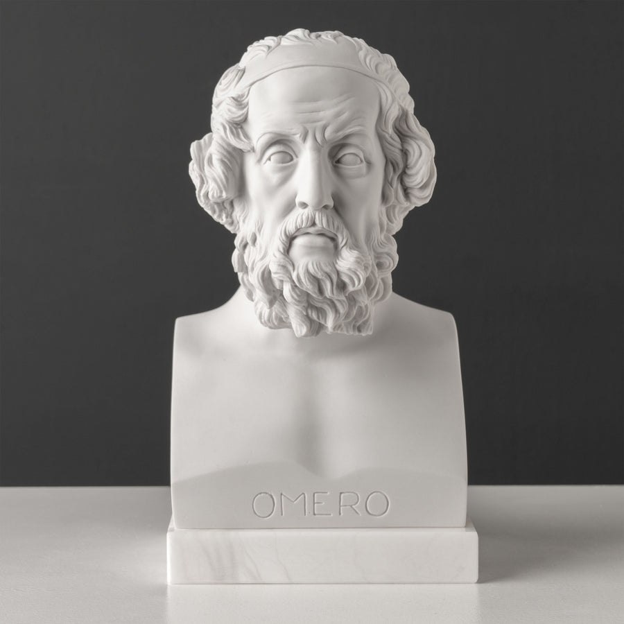 Busto de Homero — Padre de la épica y la mitología griegas