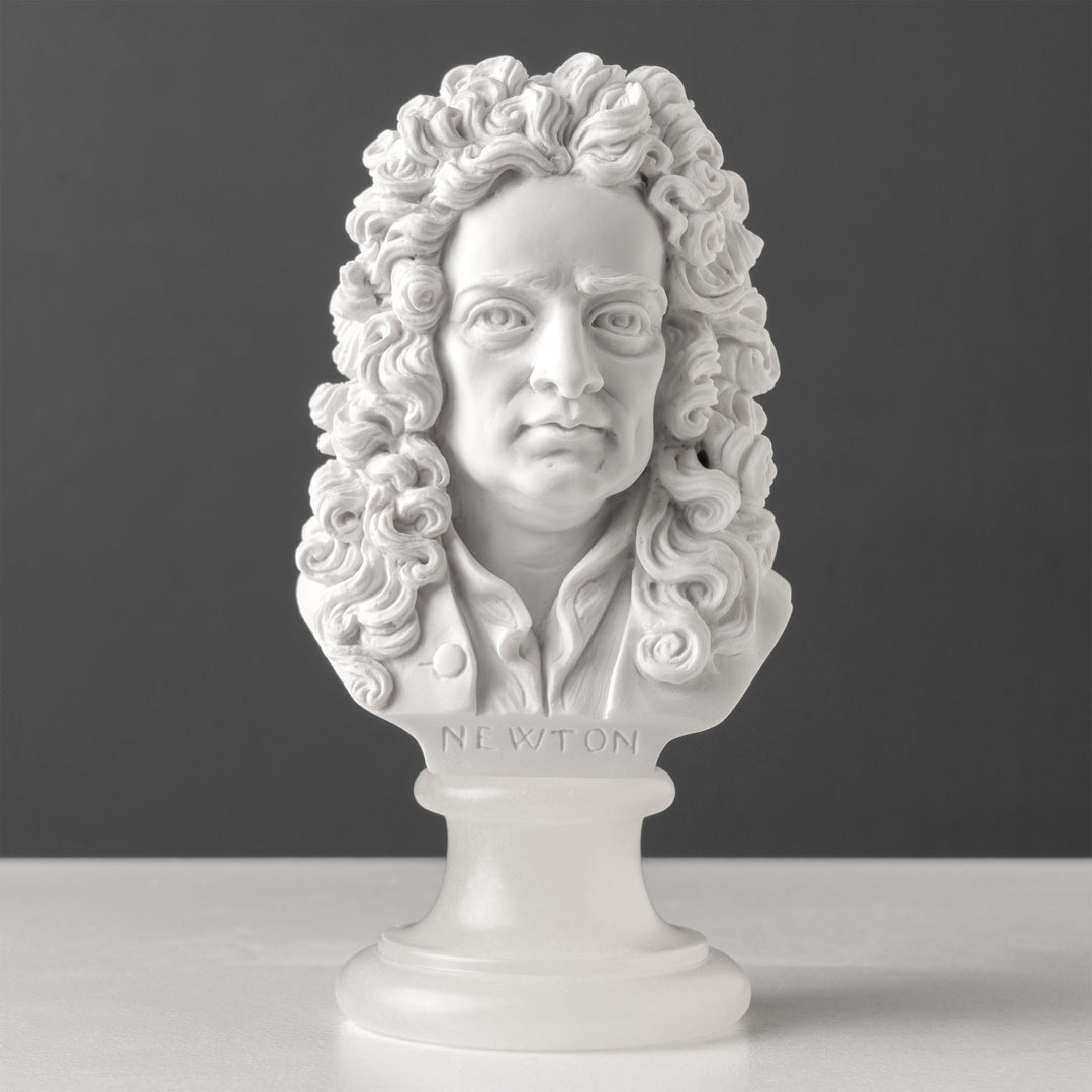 Busto de Isaac Newton — Padre de la física clásica