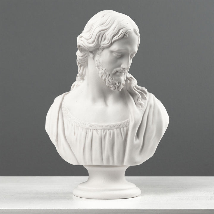 Escultura de busto de Jesús – Representación sagrada