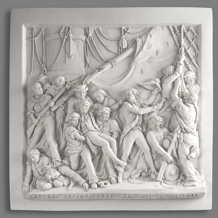 Bajorrelieve de la Columna de Nelson – Homenaje mural al héroe naval británico