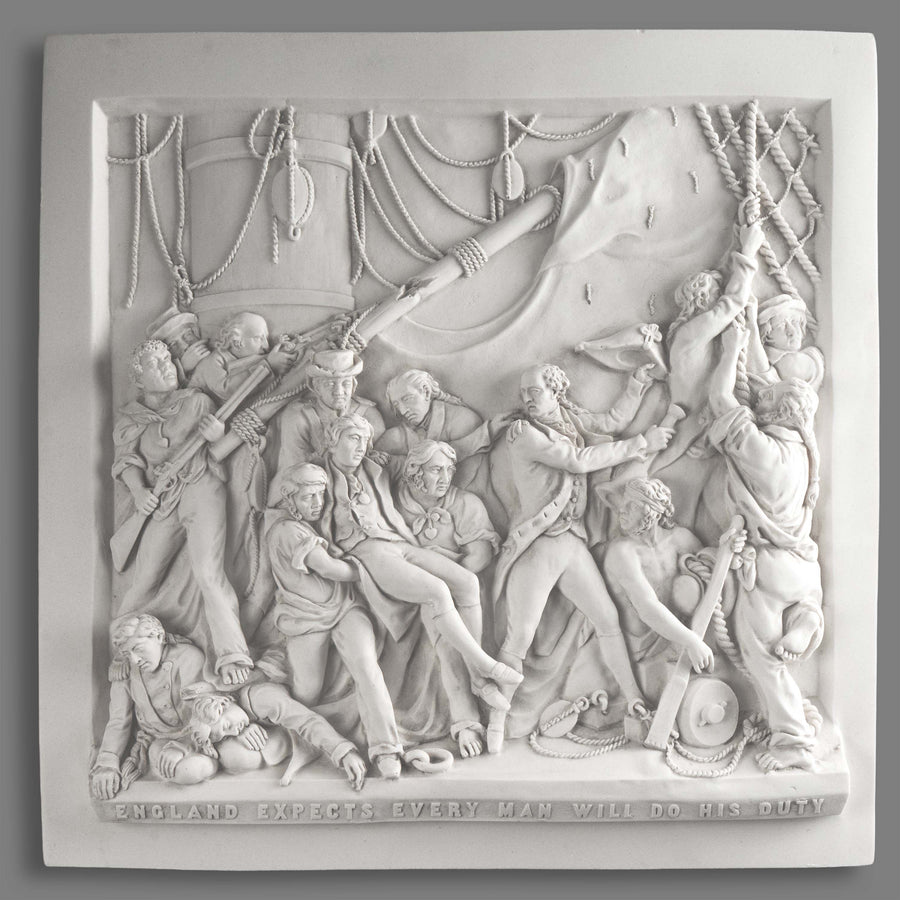 Bajorrelieve de la Columna de Nelson – Homenaje mural al héroe naval británico