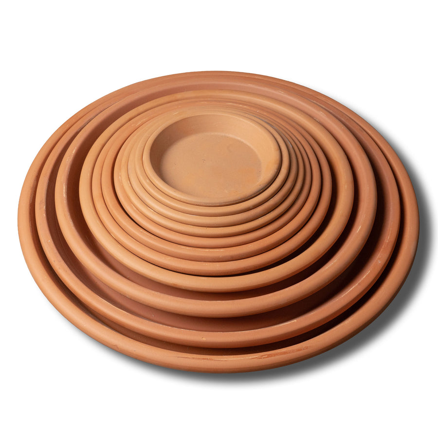 Plato redondo de terracota