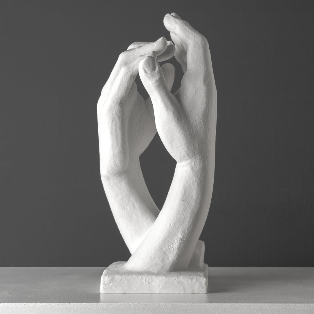 Estatua de la Mano de la Catedral de Rodin (Grande, Blanca)