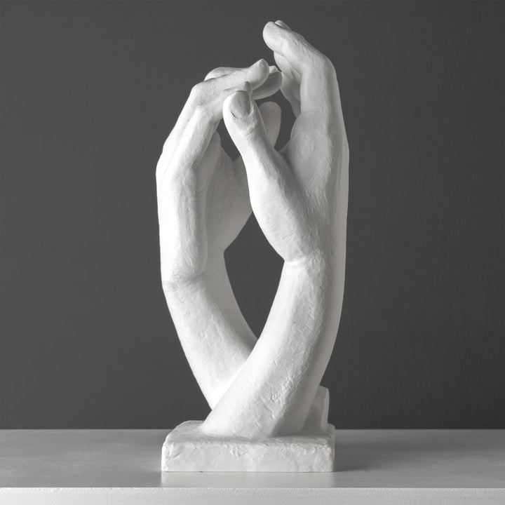 Estatua de la Mano de la Catedral de Rodin (Grande, Blanca)