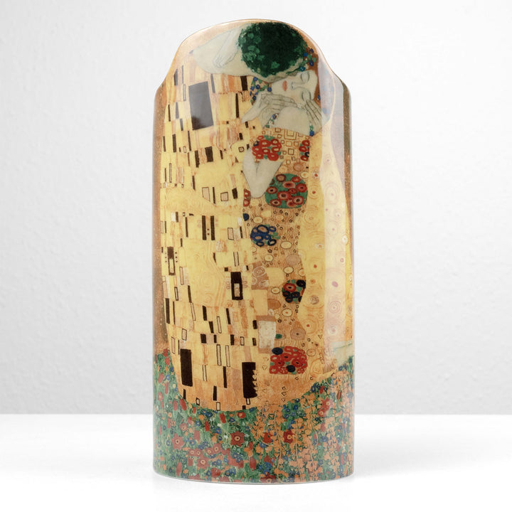 Jarrón de Cerámica "El Beso de Klimt"