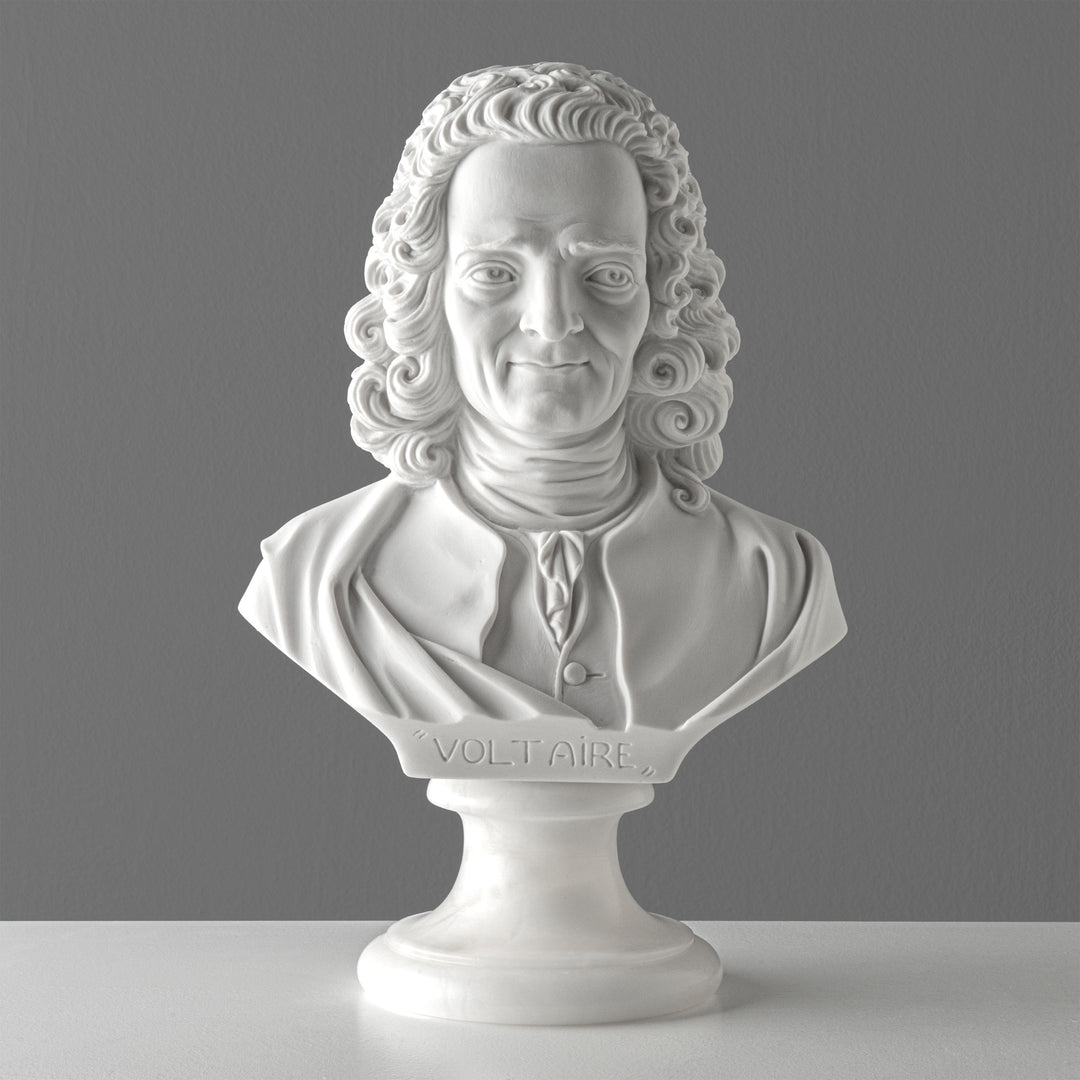Busto de Voltaire — Espíritu de la Ilustración