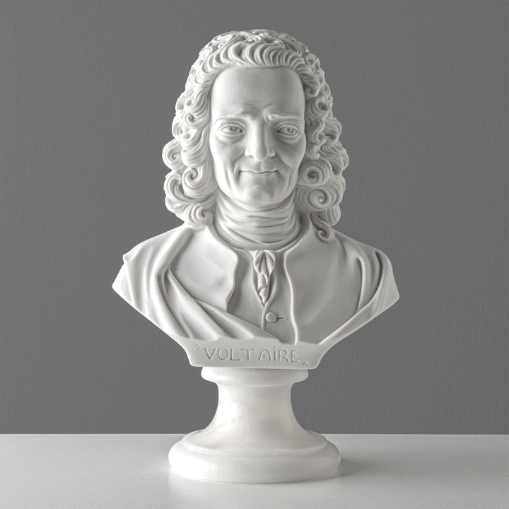 Busto de Voltaire — Espíritu de la Ilustración