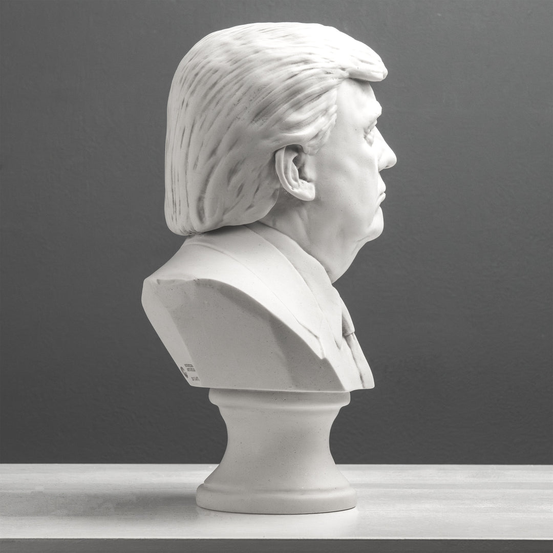 Escultura de busto de Donald Trump – 45.º presidente de los EE. UU.