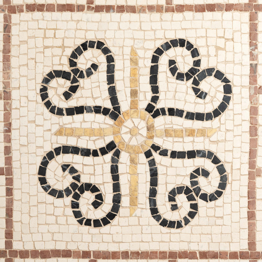 Mosaico de friso geométrico