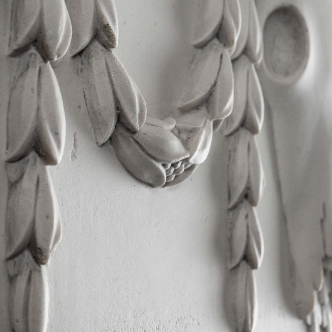 Decoración mural de cráneo de buey – Bajorrelieve clásico