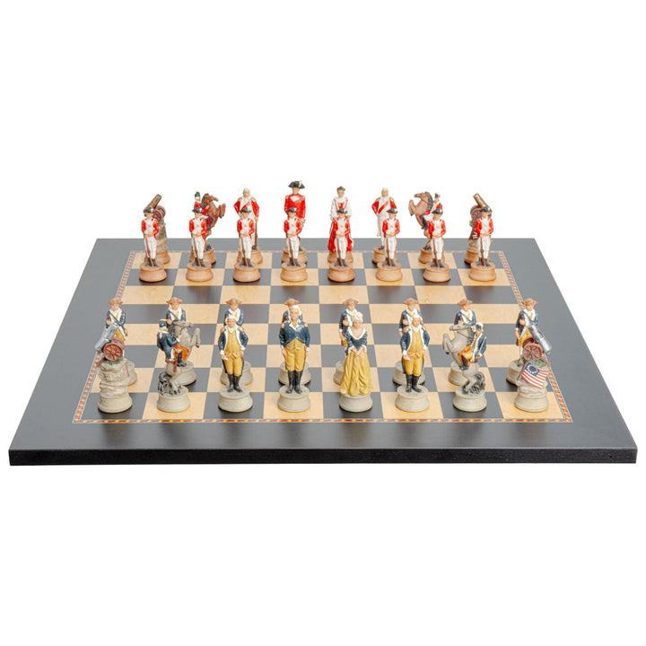 Juego de Ajedrez Temático de la Guerra de Independencia Americana