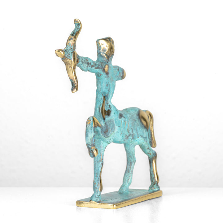 Estatua de Centauro — Arquero Sagitario de la mitología griega (Escultura de latón)