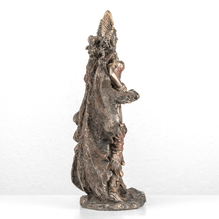Estatua de Frigg — Diosa nórdica del matrimonio (Bronce fundido en frío)