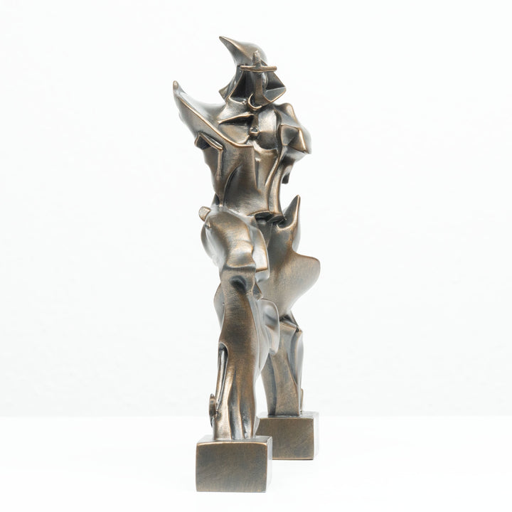 Escultura de Hombre Futurista de Boccioni (Bronce Fundido en Frío)