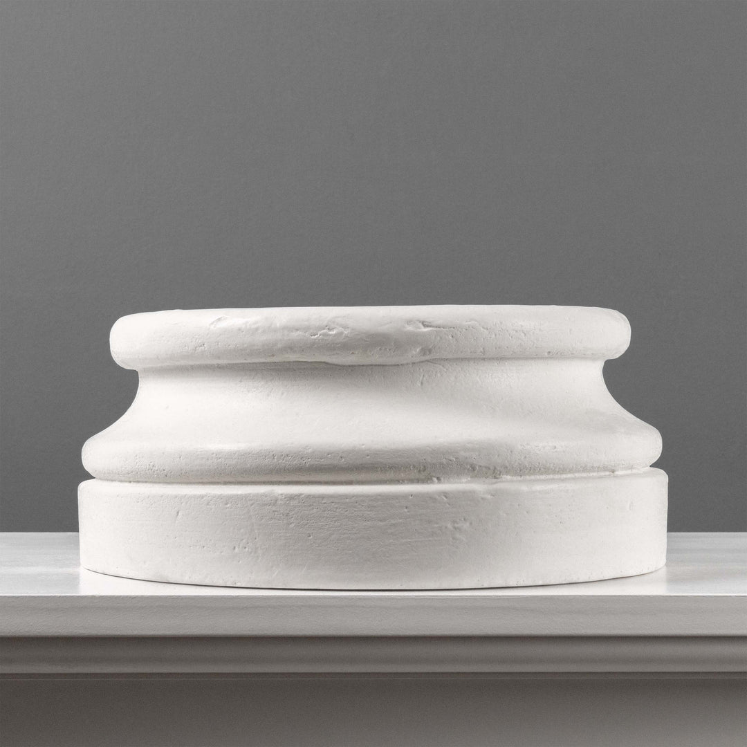 Pedestales redondos de jardín (Par de bases para estatua)