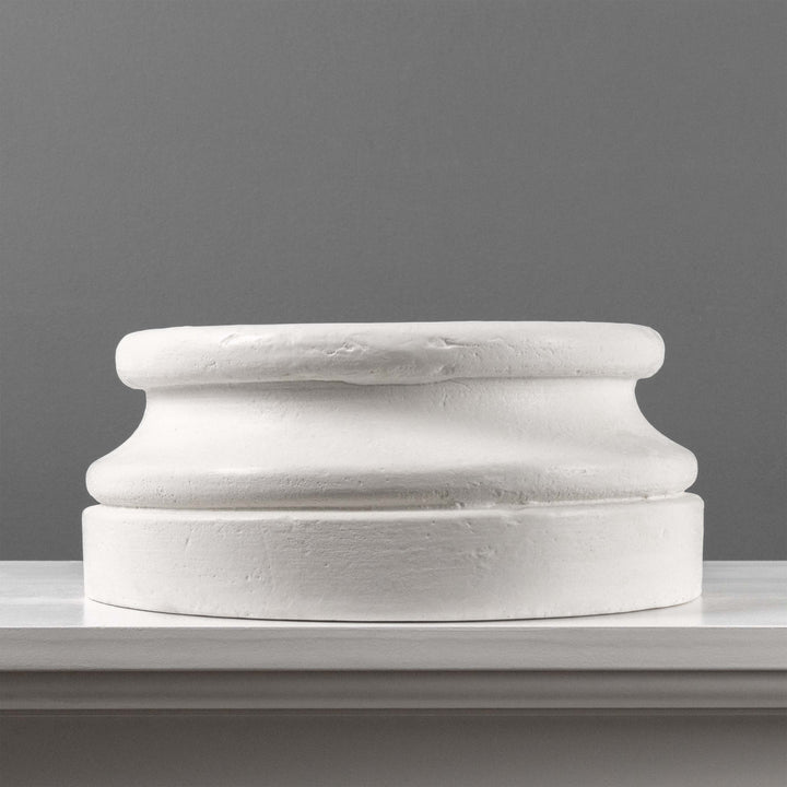 Pedestales redondos de jardín (Par de bases para estatua)