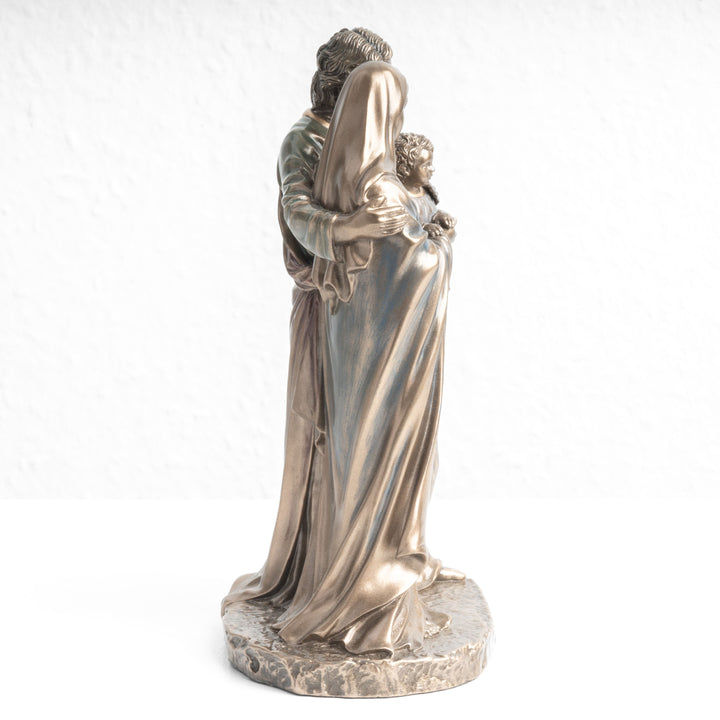 Estatua de la Sagrada Familia – Protectora de las Familias Cristianas (Escultura en Bronce Fundido en Frío)