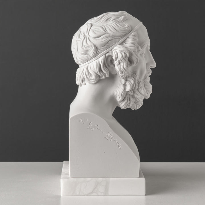 Busto de Homero — Padre de la épica y la mitología griegas