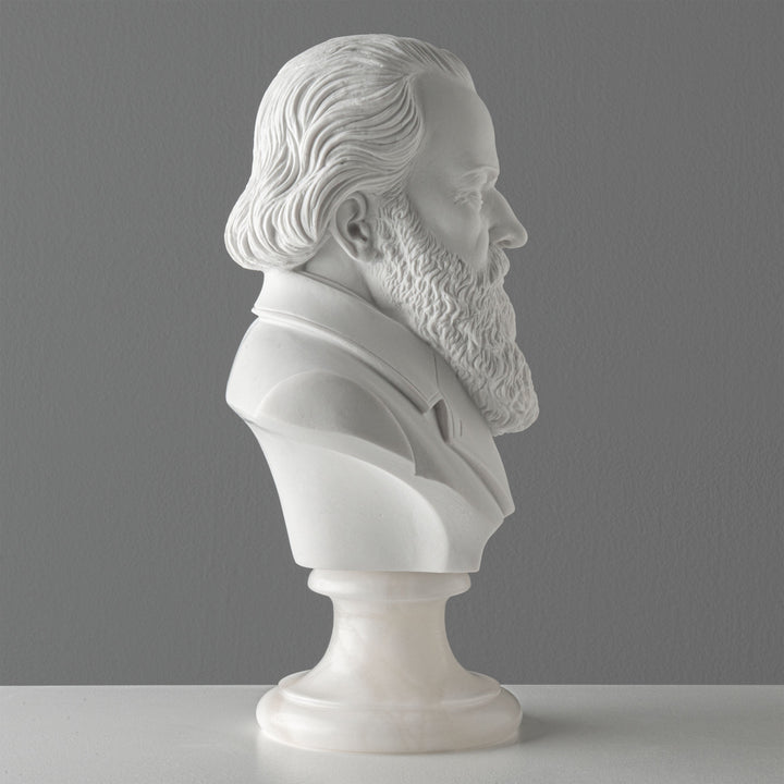 Busto de Johannes Brahms — Maestro de la Armonía Romántica