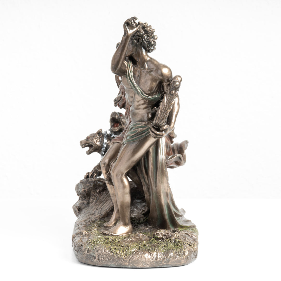 Estatua de Orfeo y Eurídice – Huyendo del Inframundo (Escultura en Bronce Fundido en Frío)