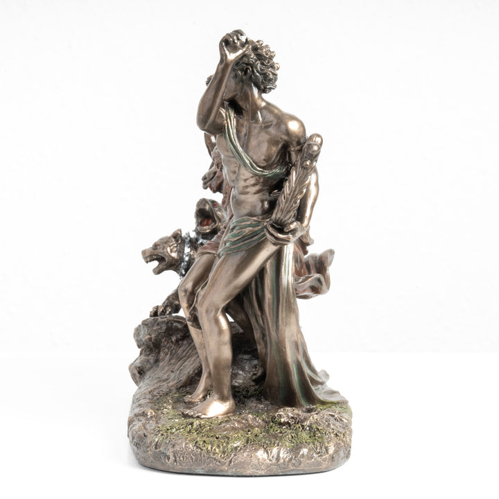 Estatua de Orfeo y Eurídice – Huyendo del Inframundo (Escultura en Bronce Fundido en Frío)