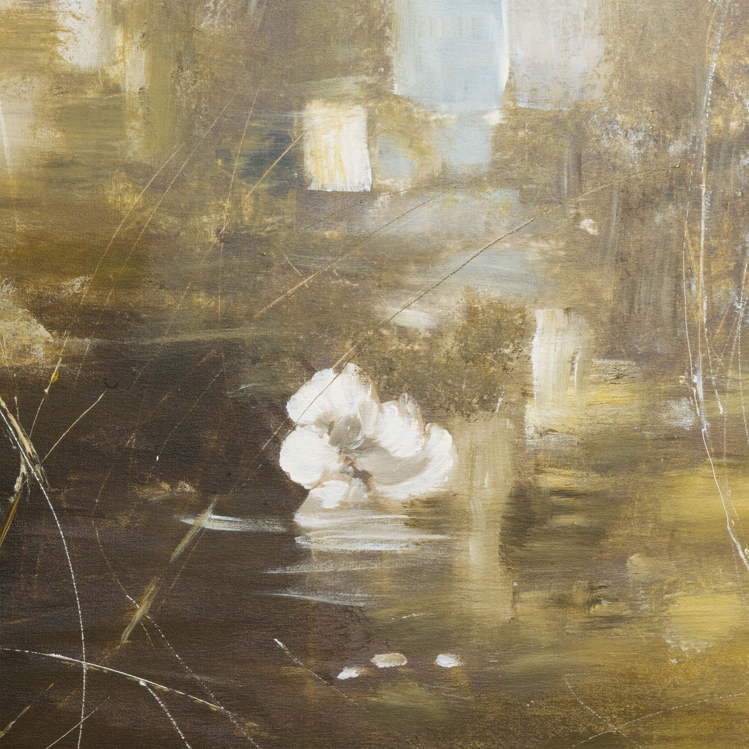 Prisionero de un sueño | Pintura al fresco contemporáneo hecho con técnicas mixtas