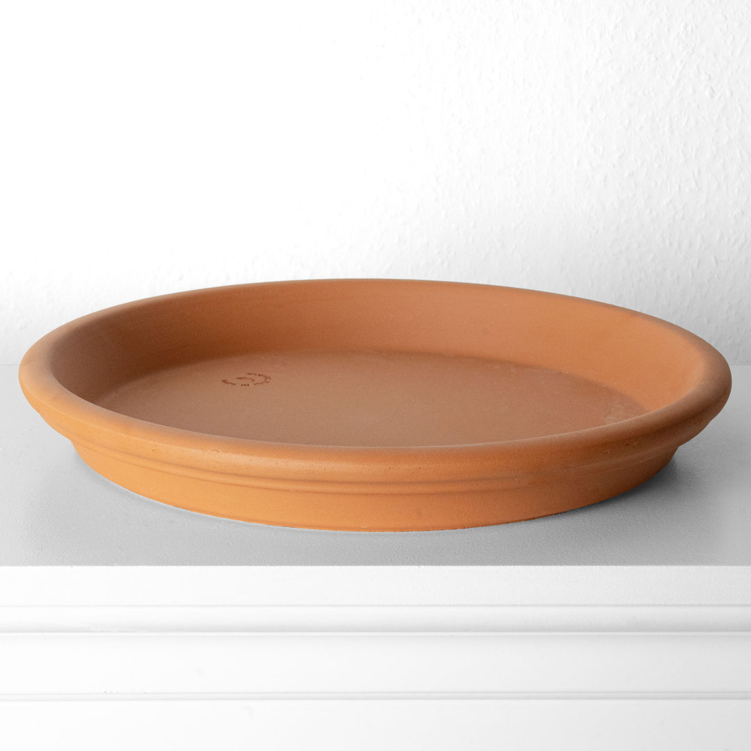 Plato redondo de terracota