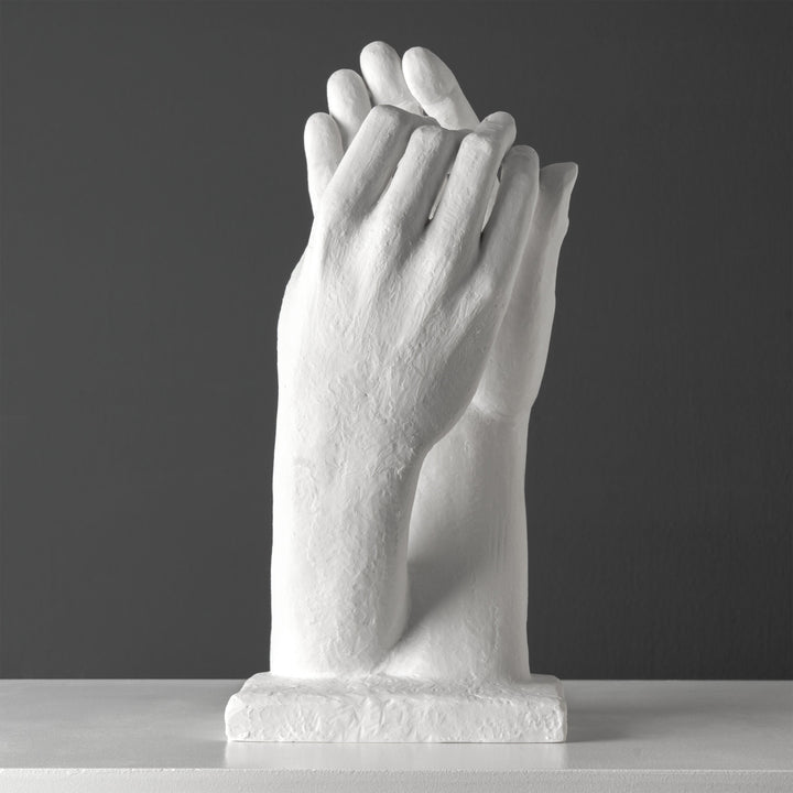Estatua de la Mano de la Catedral de Rodin (Grande, Blanca)