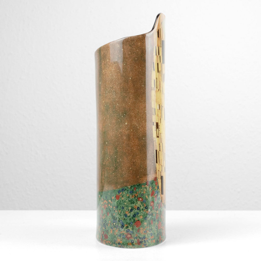 Jarrón de Cerámica "El Beso de Klimt"