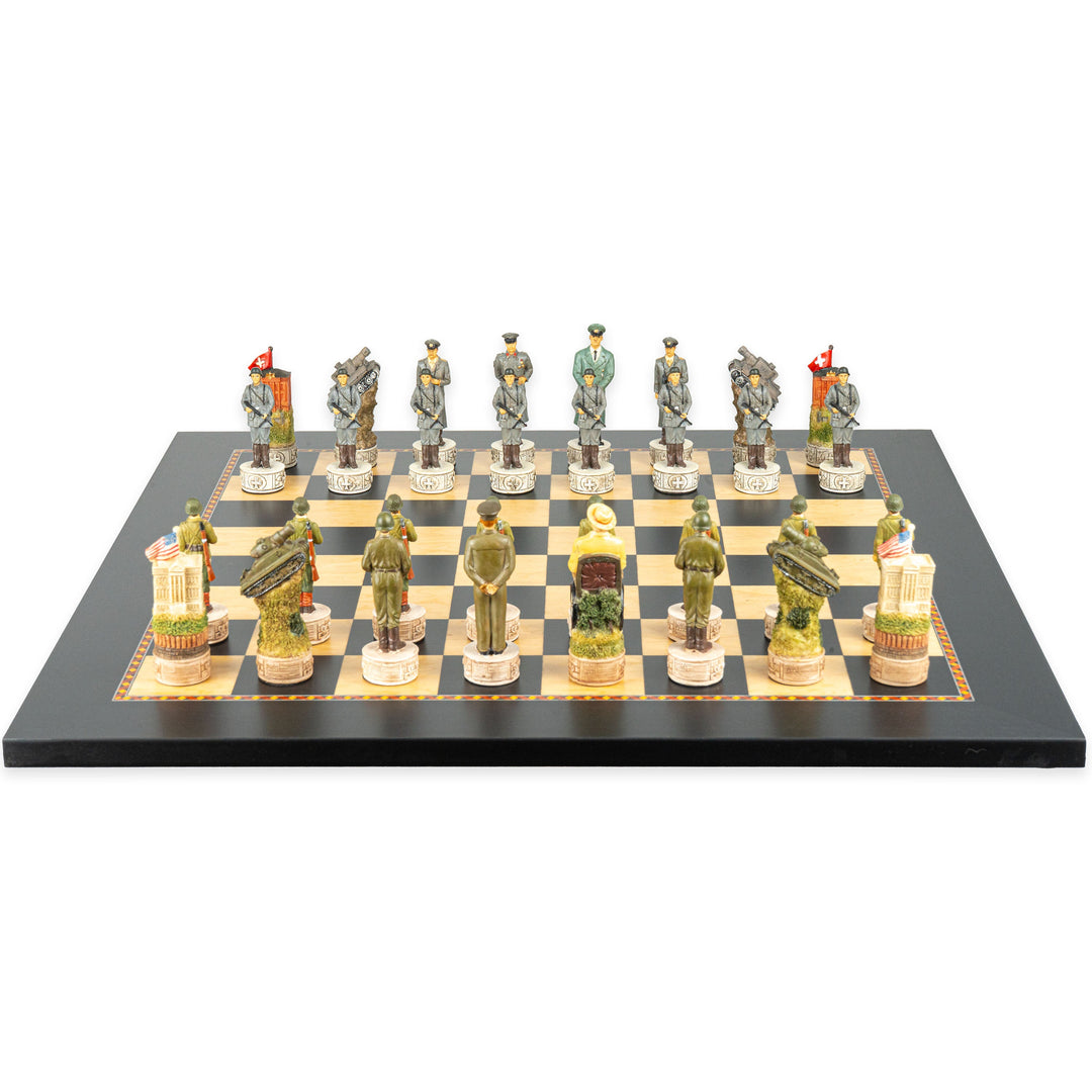 Juego de Ajedrez Temático de la Segunda Guerra Mundial