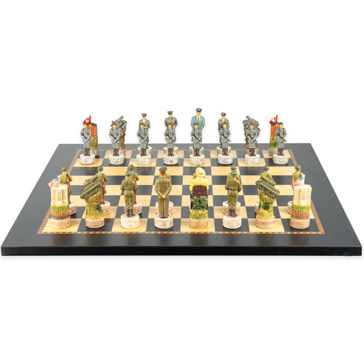 Juego de Ajedrez Temático de la Segunda Guerra Mundial