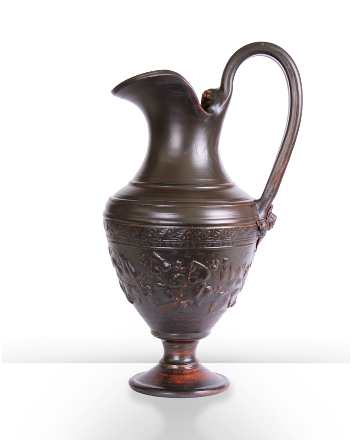 Jarra Romana de Terra Sigillata de Bayas Silvestres (Negra)