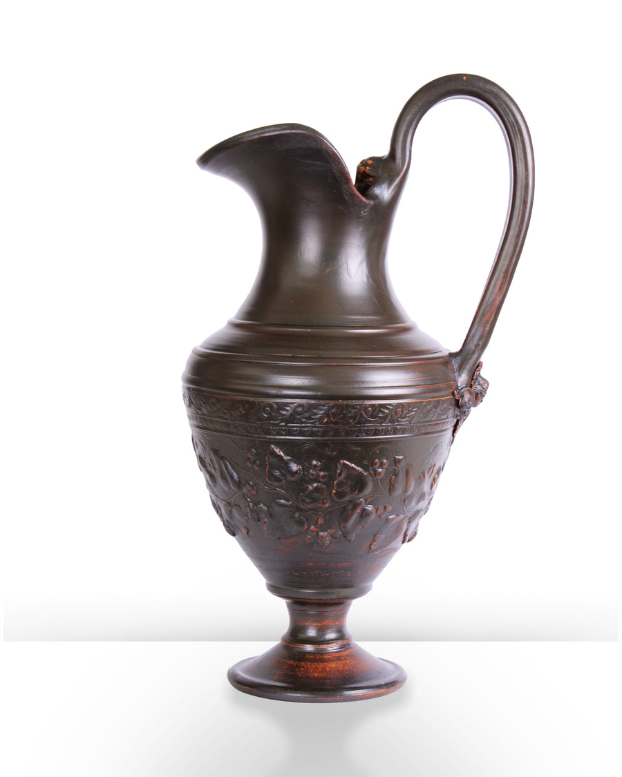 Jarra Romana de Terra Sigillata de Bayas Silvestres (Negra)