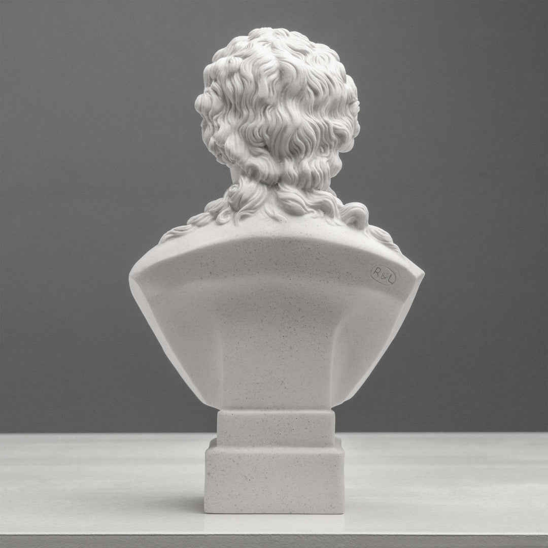 Escultura de busto de Goethe – Poeta alemán en estilo neoclásico