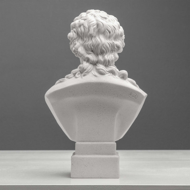 Escultura de busto de Goethe – Poeta alemán en estilo neoclásico
