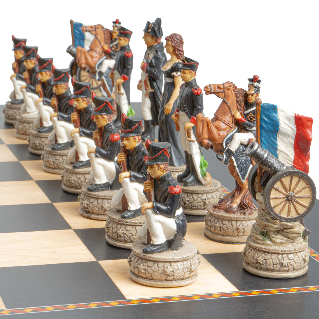 Juego de Ajedrez Temático de la Batalla de Waterloo
