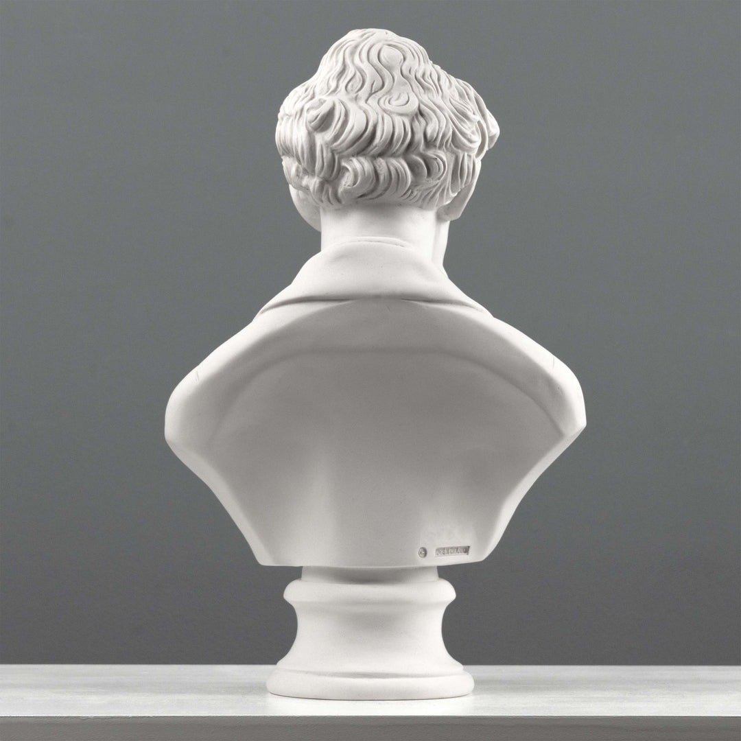 Escultura de busto de Charles Dickens – Estatua del escritor inglés