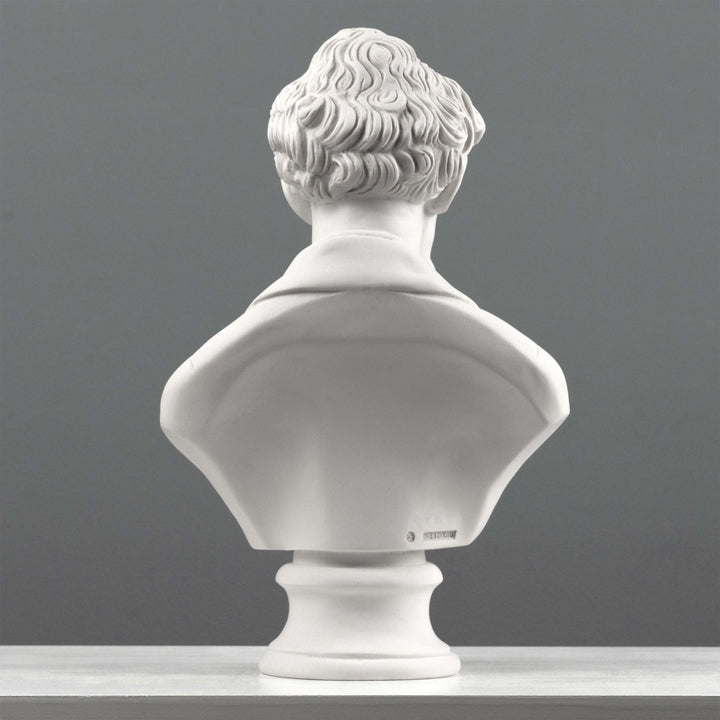 Escultura de busto de Charles Dickens – Estatua del escritor inglés