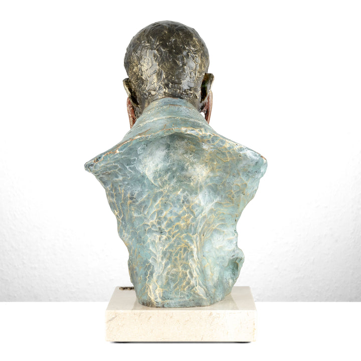 Escultura Médico de Anglada sobre Base de Mármol