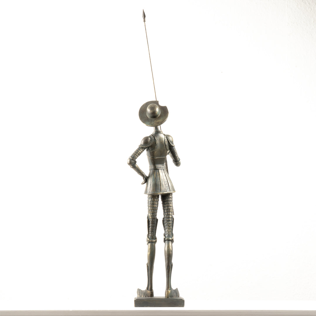 Don Quijote de la Mancha Estatua (Escultura Decorativa con Acabado en Bronce)