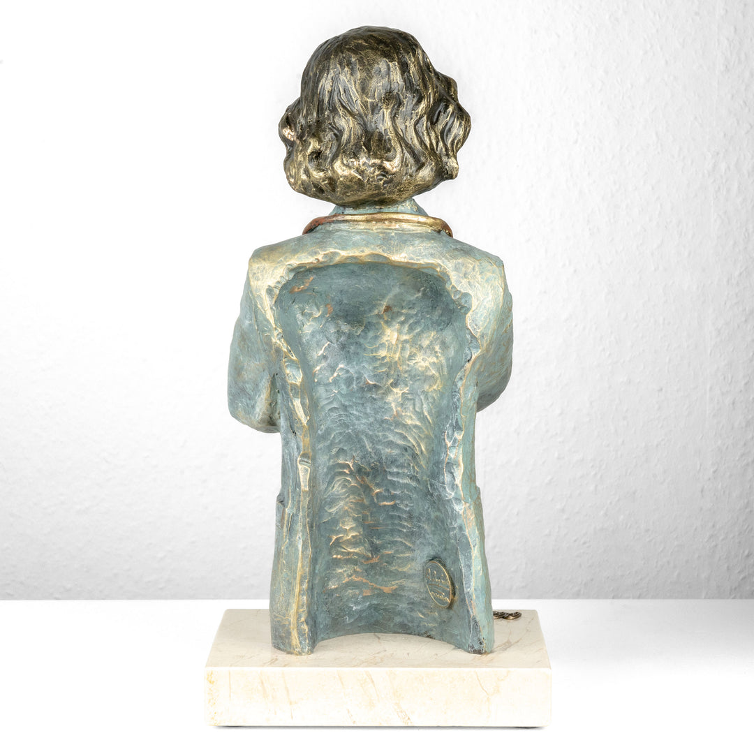 Escultura Doctora de Anglada sobre Base de Mármol