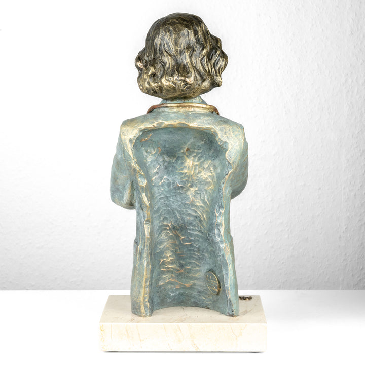 Escultura Doctora de Anglada sobre Base de Mármol