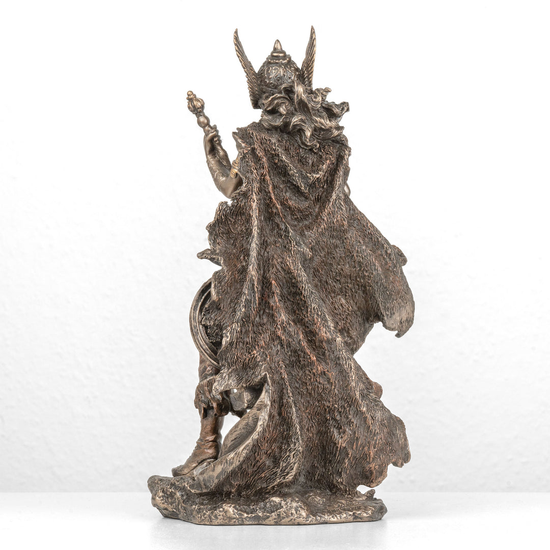 Estatua de Frigg — Diosa nórdica del matrimonio (Bronce fundido en frío)