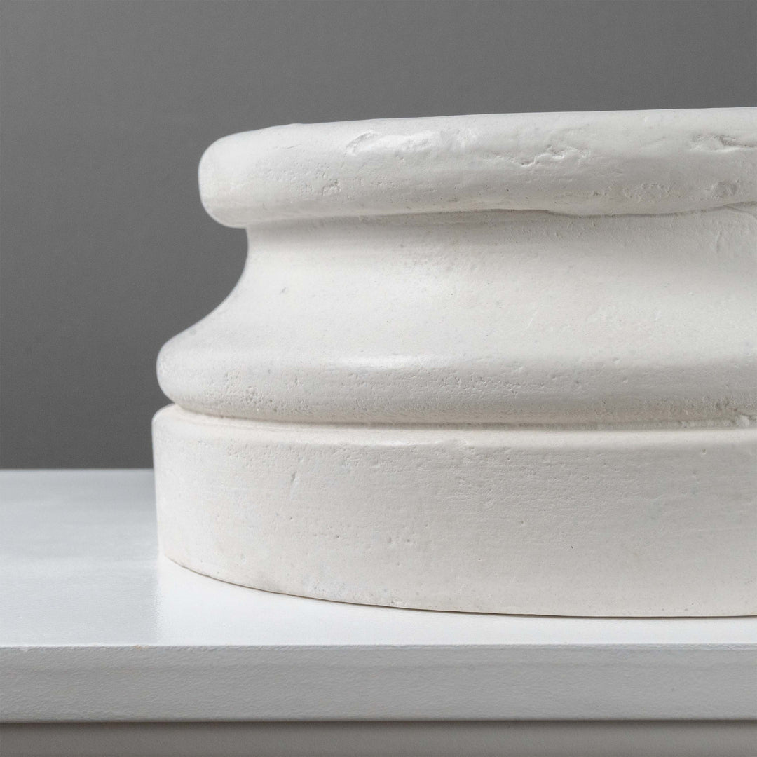 Pedestales redondos de jardín (Par de bases para estatua)