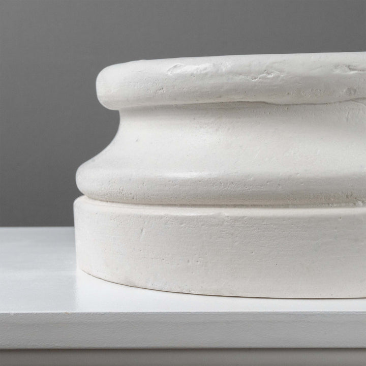 Pedestales redondos de jardín (Par de bases para estatua)