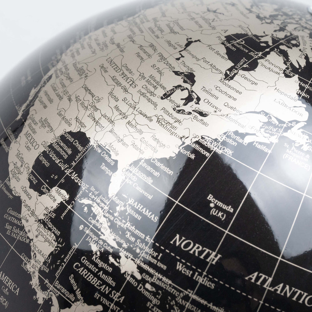 Globo de Oro y Negro (Decoración Moderna)