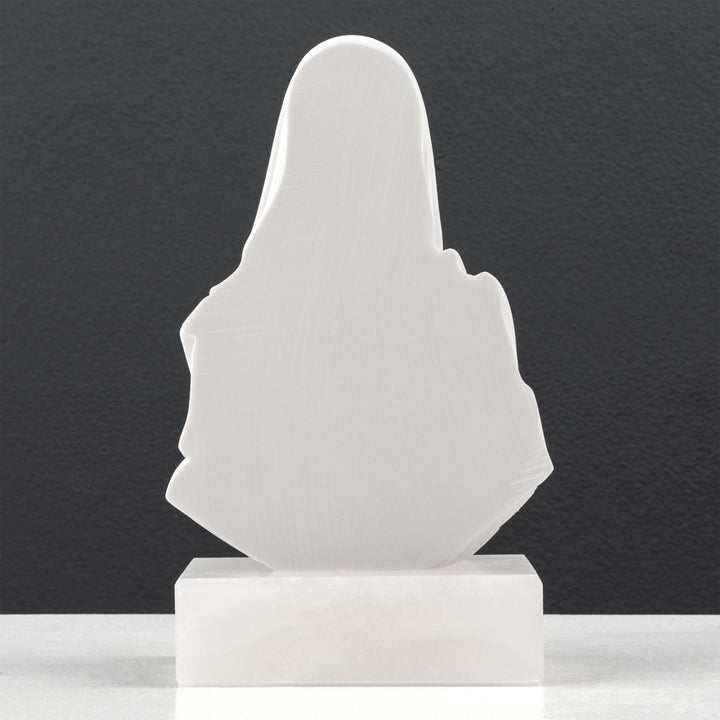 Escultura de busto del Inmaculado Corazón de María (relieve de la Madonna delle Lacrime)