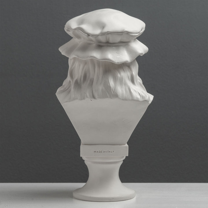 Busto de Leonardo da Vinci – Maestro del Renacimiento (Estatua Blanca)