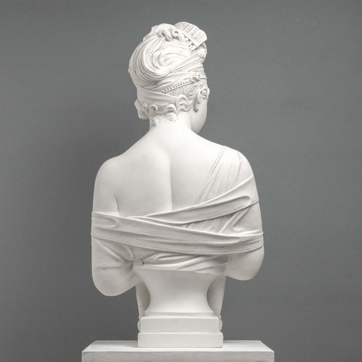 Escultura de busto de Madame Récamier – Estatua neoclásica francesa