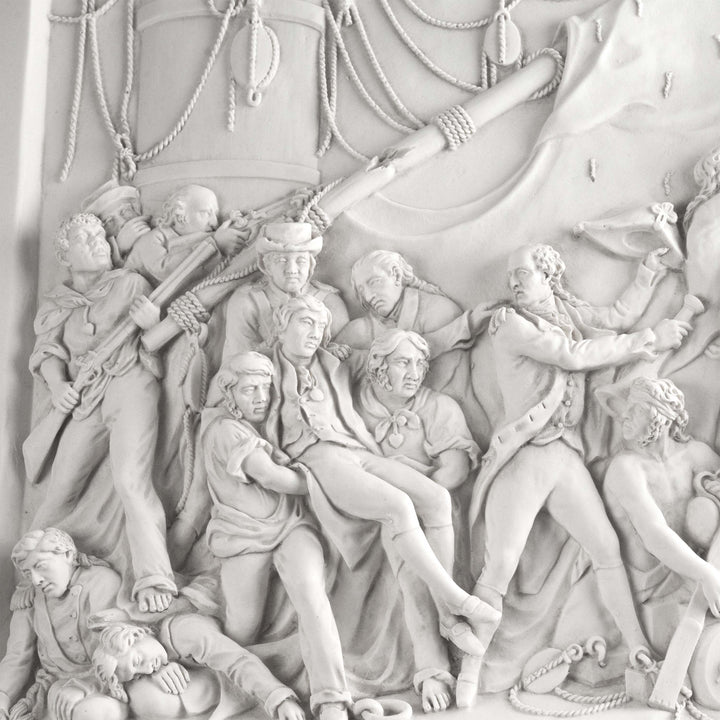 Bajorrelieve de la Columna de Nelson – Homenaje mural al héroe naval británico